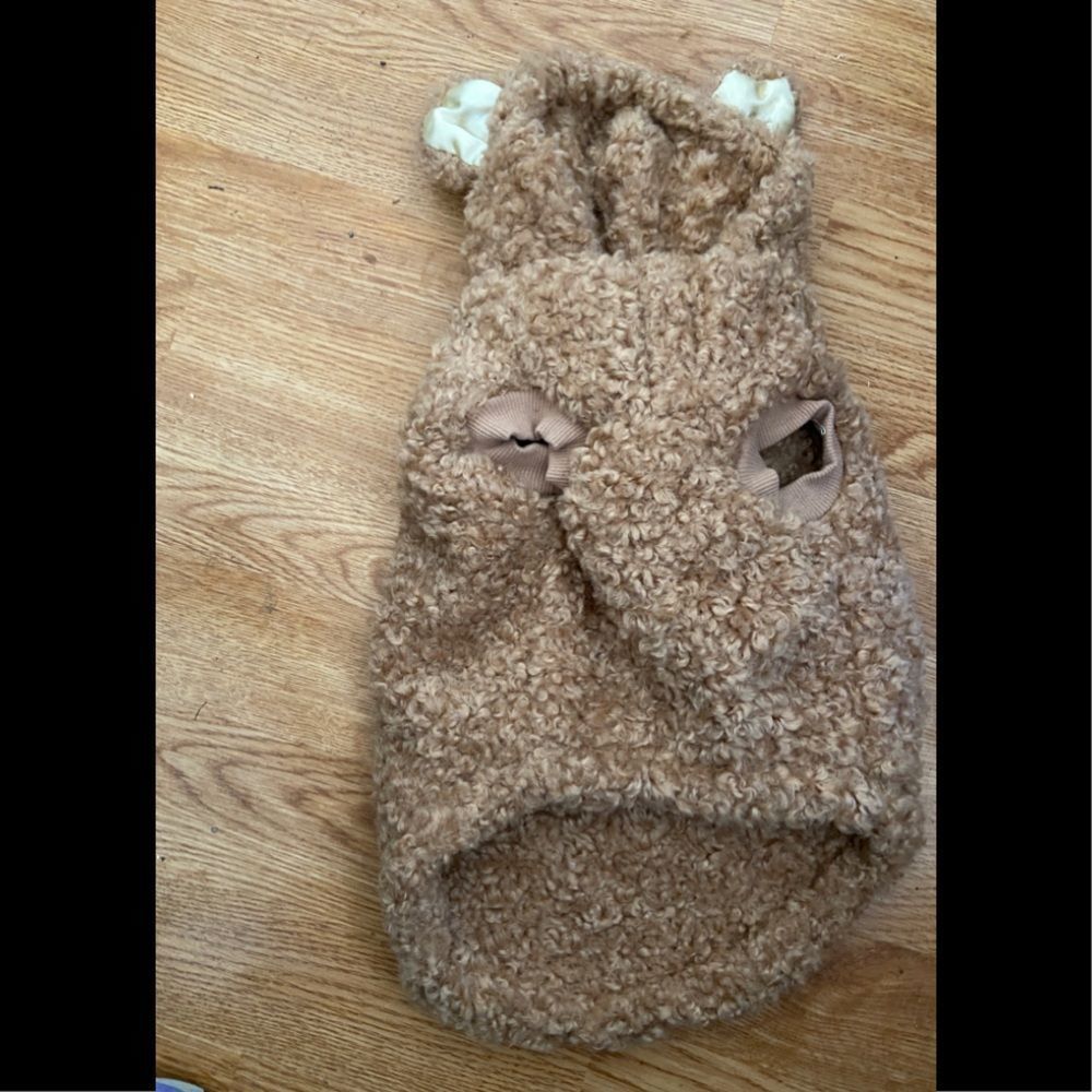 Top Paw Brown Sherpa Dog Coat Size Small Warm Fleece Jacket Puppy Pet Apparel
